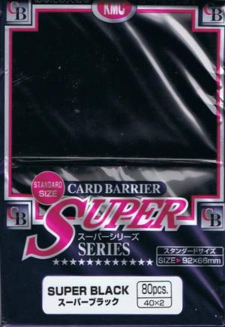 Buy KMC Super Black (80CT) Large Magic Size Sleeves in NZ. 