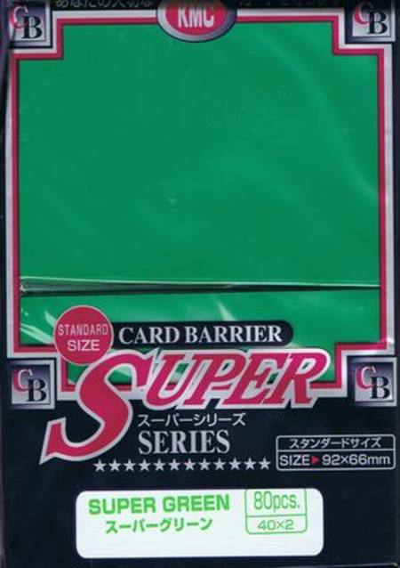 Buy KMC Super Green (80CT) Large Magic Size Sleeves in NZ. 