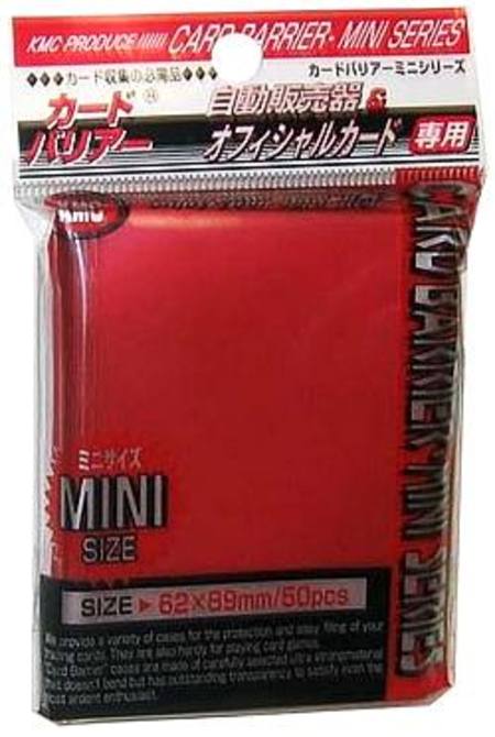 Buy KMC Yu-Gi-Oh Size Deck Protectors (50CT) - Metallic Red in NZ. 