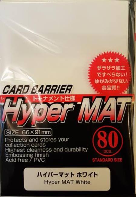 Buy KMC Hyper Mat White (80CT) Large Magic Size Sleeves in NZ. 