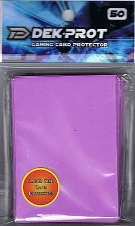 Buy Dek-Prot Regular Size (50CT) Lilac Purple Sleeves in NZ. 