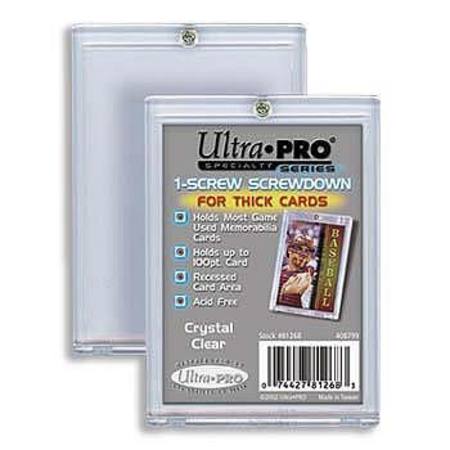 Ultra Pro 1-Screw Screwdown 100pt Card Holder - Extra Thick