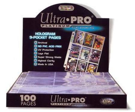Buy Ultra Pro 9 Pocket Pages 100 Count Box in NZ. 