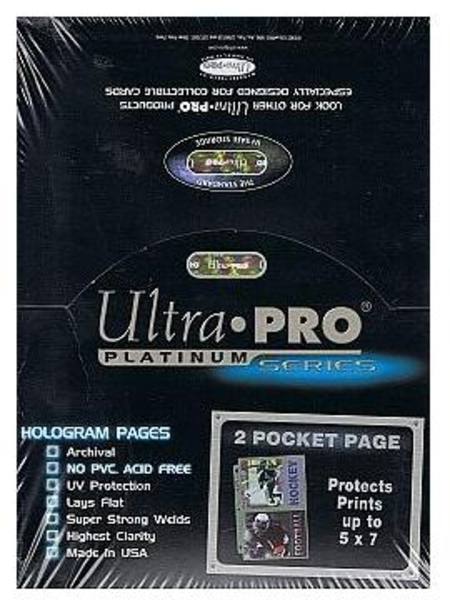 Ultra Pro 2 Pocket Pages 100 Count Box
