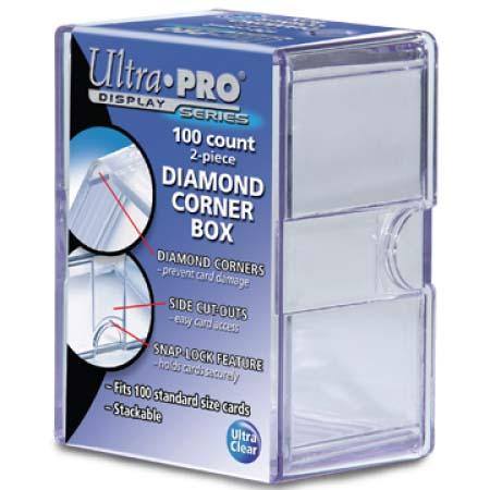 Buy Ultra Pro Diamond Corners 100 Count Clear Card Storage Box in NZ. 