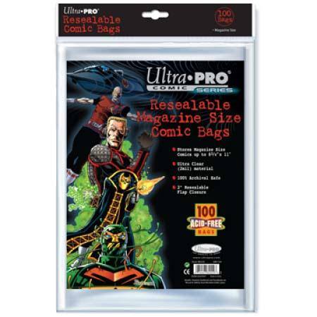 Buy Ultra Pro Magazine Size Resealable Bags in NZ. 