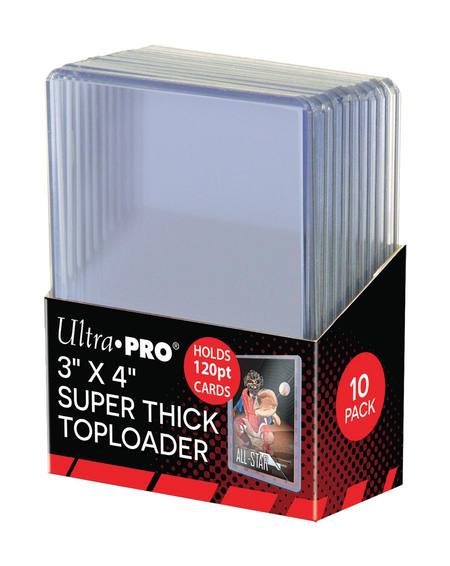 Ultra Pro 3x4 120pt  Super Thick Top Loaders (10CT)
