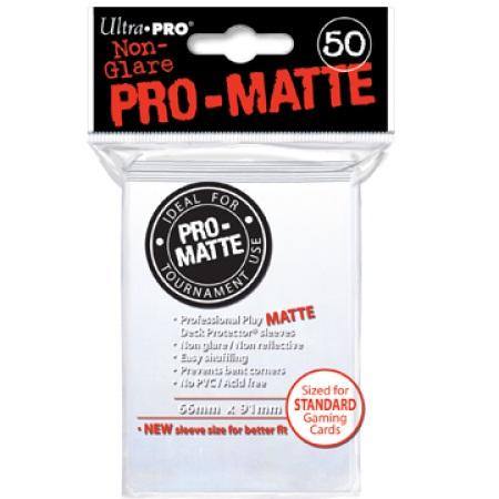 Ultra Pro Pro-Matte White (50CT) Regular Size Sleeves