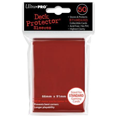 Buy Ultra Pro Lava Red Deck Protectors (50CT) Regular Size Sleeves in NZ. 