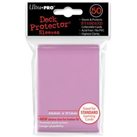 Buy Ultra Pro Sunset Pink Deck Protectors (50CT) Regular Size Sleeves in NZ. 