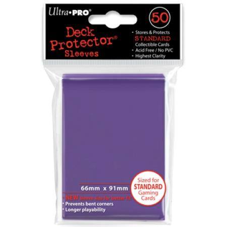 Buy Ultra Pro Passion Purple Deck Protectors (50CT) Regular Size Sleeves in NZ. 