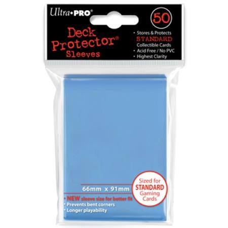 Buy Ultra Pro Summer Blue Deck Protectors (50CT) Regular Size Sleeves in NZ. 