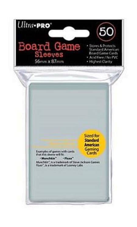 Ultra Pro 56mm X 87mm Standard American Board Game Sleeves (50CT)