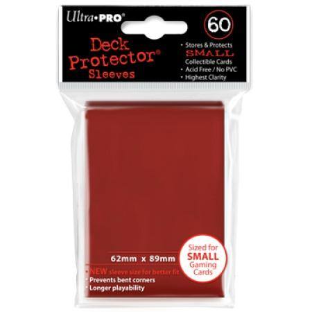 Ultra Pro Red Deck Protectors (60CT) YuGiOh Size Sleeves