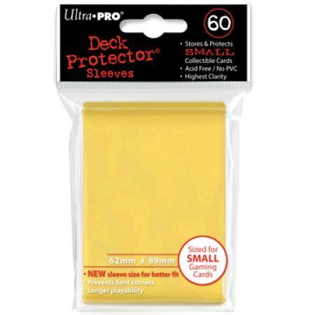 Ultra Pro Yellow Deck Protectors (60CT) YuGiOh Size Sleeves