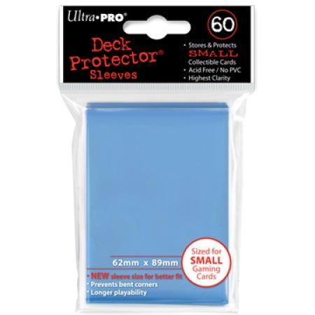 Buy Ultra Pro Light Blue Deck Protectors (60CT) YuGiOh Size Sleeves in NZ. 