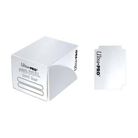 Ultra Pro Deck Box: 120CT ProDual - Small Size - White