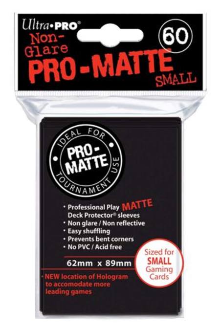 Buy Ultra Pro Pro-Matte Black (60CT) YuGiOh Size Sleeves in NZ. 