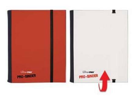 Buy Ultra Pro 4 Pocket PRO-Binder Red/White in NZ. 