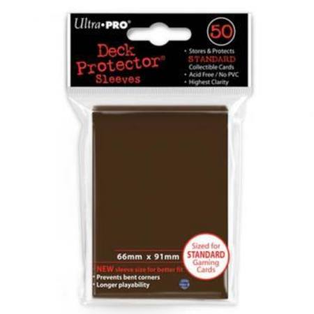 Buy Ultra Pro Brown Deck Protectors 50 Large Magic Size Sleeves in NZ. 