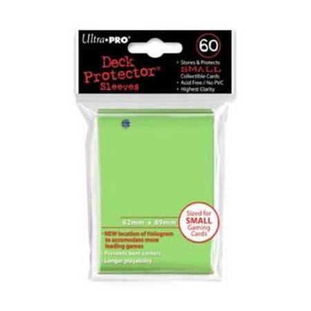 Buy Ultra Pro Light Green Deck Protectors (60CT) YuGiOh Size Sleeves in NZ. 