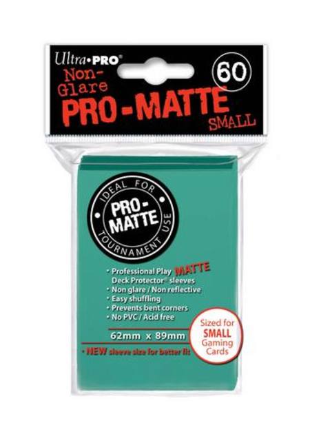 Buy Ultra Pro Pro-Matte Aqua (60CT) YuGiOh Size Sleeves in NZ. 