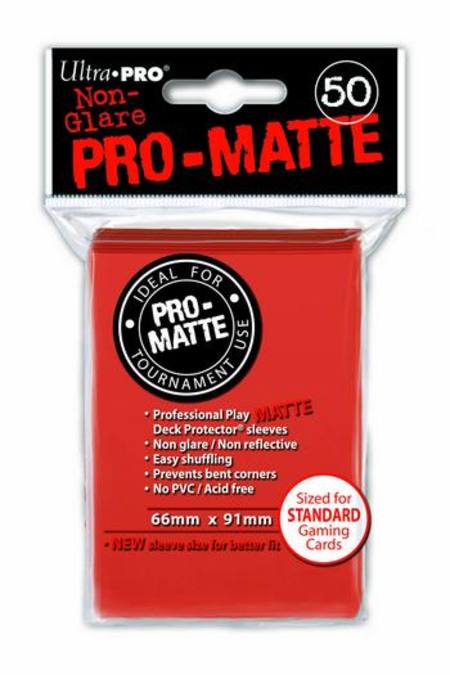 Buy Ultra Pro Pro-Matte Peach (50CT) Regular Size Sleeves in NZ. 