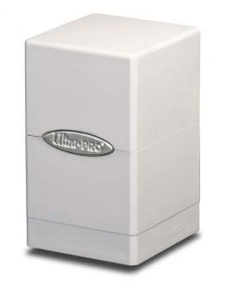 Buy Ultra Pro White Satin Tower Deck Box in NZ. 