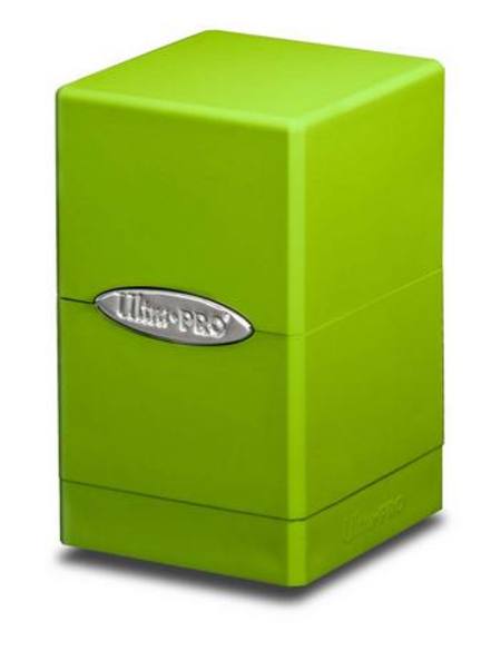 Buy Ultra Pro Lime Green Satin Tower Deck Box in NZ. 