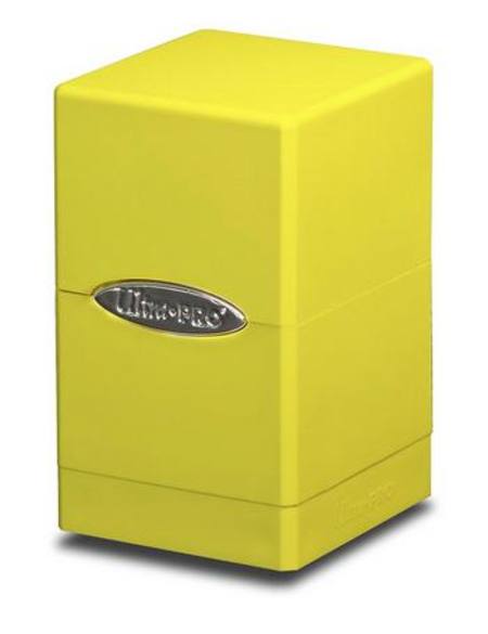 Buy Ultra Pro Bright Yellow Satin Tower Deck Box in NZ. 