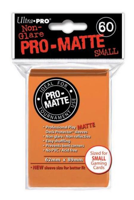 Buy Ultra Pro Pro-Matte Orange (60CT) YuGiOh Size Sleeves in NZ. 