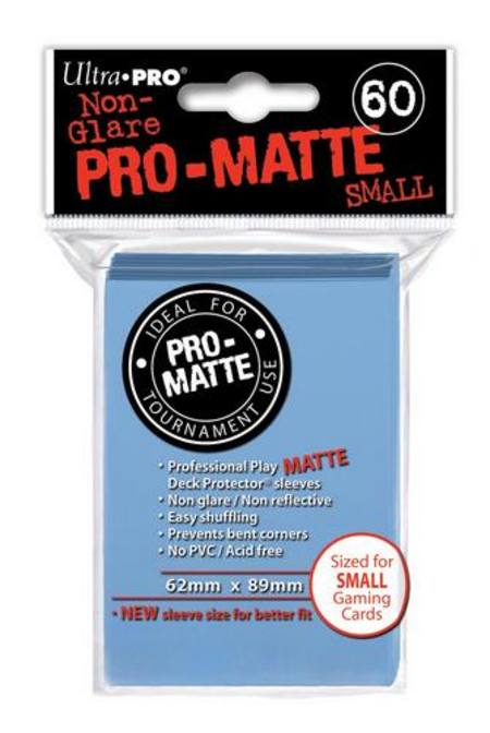 Buy Ultra Pro Pro-Matte Light Blue (60CT) YuGiOh Size Sleeves in NZ. 