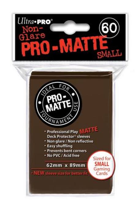 Buy Ultra Pro Pro-Matte Brown (60CT) YuGiOh Size Sleeves in NZ. 