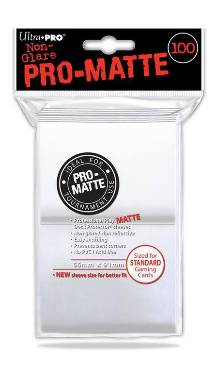 Buy Ultra Pro (100CT) Pro-Matte White Standard Deck Protectors in NZ. 