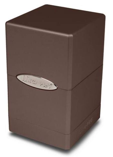 Buy Ultra Pro Metallic Dark Chocolate Satin Tower Deck Box in NZ. 