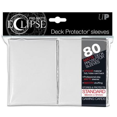 Buy Ultra Pro Pro-Matte Eclipse Large (80CT) White Sleeves in NZ. 