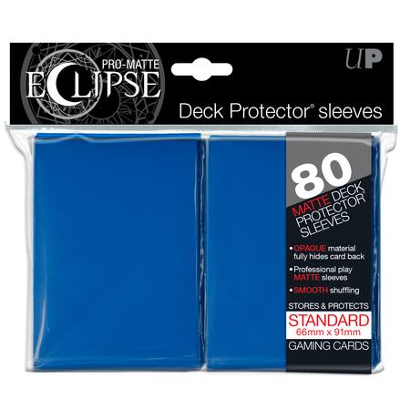 Buy Ultra Pro Pro-Matte Eclipse Large (80CT) Blue Sleeves in NZ. 
