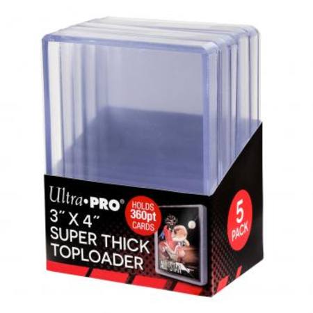 Ultra Pro 360pt Super Thick Top Loaders (5CT) Pack