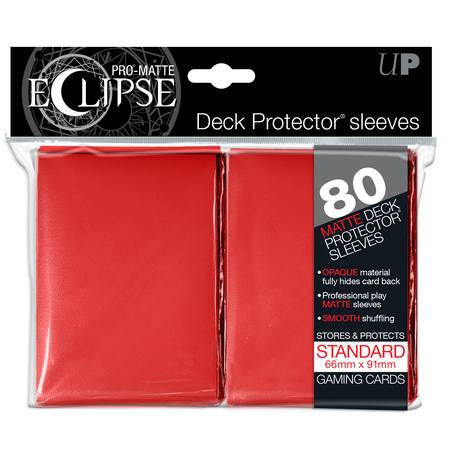 Buy Ultra Pro Pro-Matte Eclipse Large (80CT) Red Sleeves in NZ. 