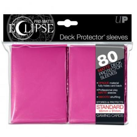Buy Ultra Pro Pro-Matte Eclipse Large (80CT) Pink Sleeves in NZ. 