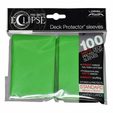 Buy Ultra Pro Pro-Matte- Eclipse Lime Green (100CT) Regular Sleeves in NZ. 