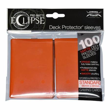 Ultra Pro Pro-Matte- Eclipse Pumpkin Orange (100CT) Regular Sleeves