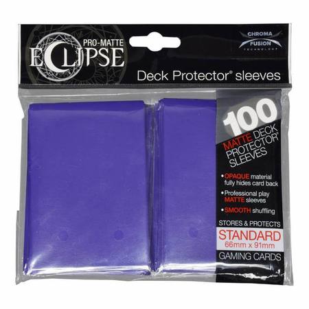 Buy Ultra Pro Pro-Matte- Eclipse Royal Purple (100CT) Regular Sleeves in NZ. 