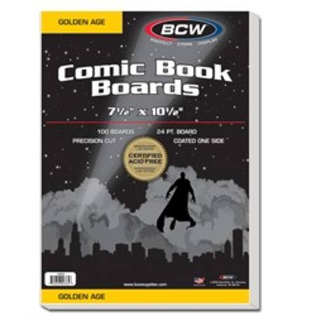 BCW Golden Age Backing Boards