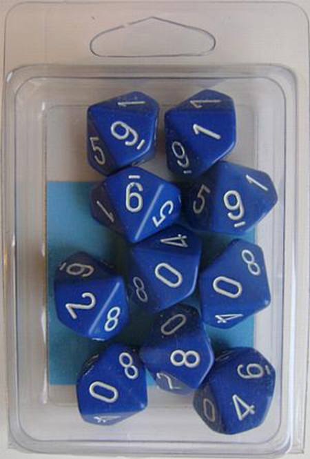 Buy Opaque D10 Blue with White (10CT) in NZ. 