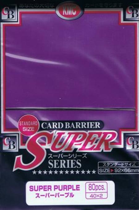 KMC Super Purple (80CT) Large Magic Size Sleeves