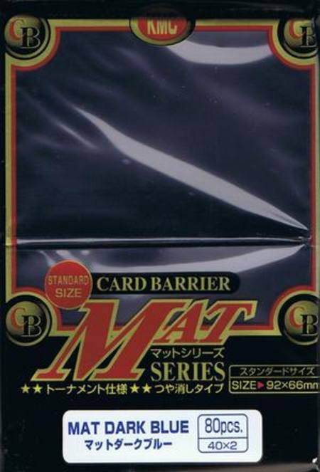 Buy KMC Mat Dark Blue (80CT) Large Magic Size Sleeves in NZ. 