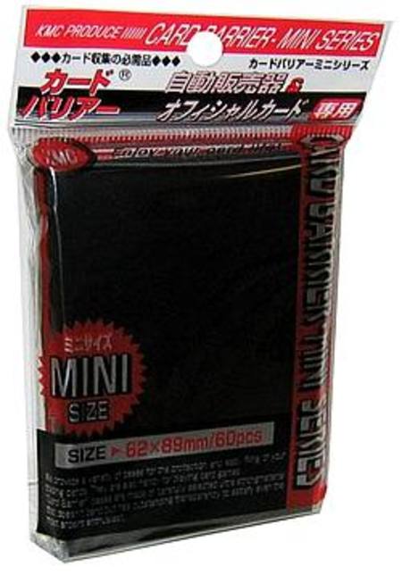 KMC Yu-Gi-Oh Size Deck Protectors (50CT) - Black