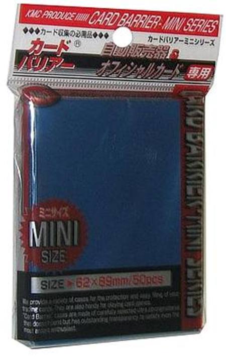 KMC Yu-Gi-Oh Size Deck Protectors (50CT) - Metallic Blue