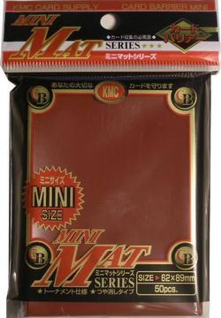 KMC Yu-Gi-Oh Size Deck Protectors (50CT) - Mat Red